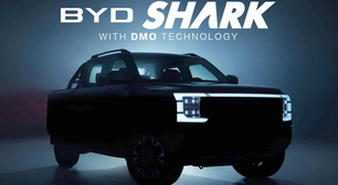 Picape da BYD chamará 'Shark' e chegará ao Brasil em agosto