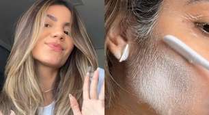 Hariany Almeida choca seguidores ao mostrar depilação facial inusitada