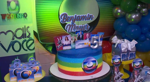 Garoto faz festa de aniversário com tema da TV Globo e viraliza