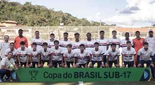 São Paulo inverte vantagem do Cruzeiro e vai à final da Copa do Brasil Sub-17