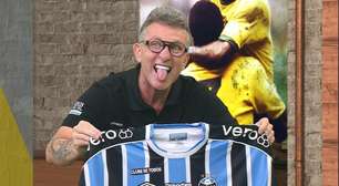 Vídeo: Notícia de gol do Grêmio na Libertadores paralisa o programa Rádio Craque Neto ao vivo