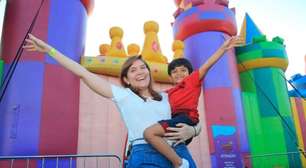 Em São Caetano: Jump Around, o maior castelo inflável da América Latina, oferece diversão para crianças e adultos
