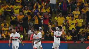 São Paulo convence na estreia de Zubeldía e vence o Barcelona-EQU pela Libertadores