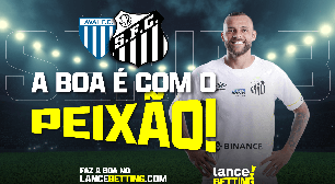 Por mais uma, Santos! Com R$100, você leva R$396 para gol de Guilherme sobre o Avaí