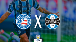 Bahia x Grêmio pelo Brasileirão: onde assistir, escalações oficiais e horário