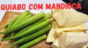 Aprenda a misturar quiabo com mandioca para fazer um almoço de dia das mães delicioso