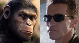 James Cameron e Arnold Schwarzenegger queriam fazer um filme Planeta dos Macacos: É por isso que seu plano não deu certo