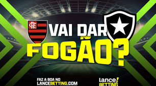 Coloque R$100 e fature R$503 para vitória do Botafogo sobre o Flamengo