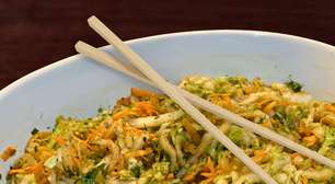 Salada de acelga: aprendi com dono de restaurante japonês