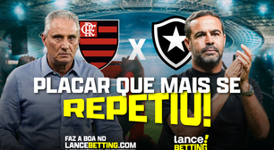 Na mosca! Aposte R$50 e leve R$312 no resultado comum entre Flamengo x Botafogo!