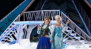 Frozen no Disney on Ice 2024! Anna, Elsa e Olaf fazem show no gelo com efeitos especiais