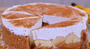 Torta banoffee perfeita para você servir no domingo de dia das mães