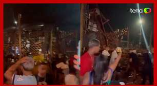 Estrutura de casa de show desaba e deixa 44 pessoas feridas em João Pessoa