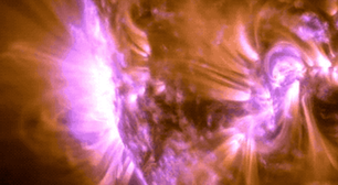 Mancha solar causa uma das explosões mais fortes já vistas