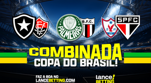 Tripla! Aposte R$100 e leve R$300 nas vitórias de Botafogo, Palmeiras e São Paulo!