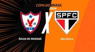 Águia de Marabá x São Paulo, AO VIVO, com a Voz do Esporte, às 18h
