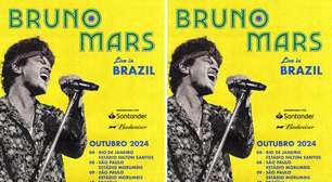 Bruno Mars anuncia quatro shows no Brasil. Vamos aos detalhes