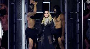 Madonna faz passagem de som em Copacabana e detalhe inusitado em look da cantora vira assunto nas redes sociais