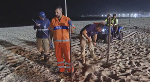 Operação especial para show da Madonna encontra facas enterradas nas areias de Copacabana