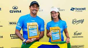 WSL: Samuel Pupo e Luana Silva são vice-campeões no Challenger da Gold Coast