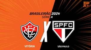 Vitória x São Paulo, AO VIVO, com a Voz do Esporte, às 14h30
