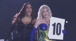 Em participação relâmpago, Anitta não canta, é conduzida por Madonna e protagoniza cena quente