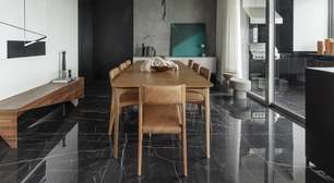 Móveis soltos e paleta sóbria deixam apê de 190 m² atemporal e elegante