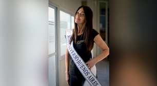 A modelo argentina, de 60 anos, que pode chegar ao Miss Universo