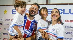 Filho de Éverton Ribeiro brinca após vitória do Bahia sobre o Botafogo: 'Chororô'