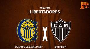 Rosario Central x Atlético-MG: onde assistir, escalações e arbitragem