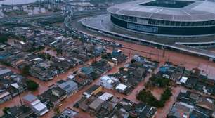 Arena do Grêmio passa por desocupação de abrigados devido à falta de estrutura