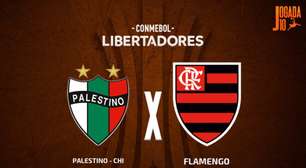 Palestino x Flamengo: onde assistir, escalações e arbitragem