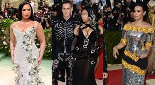Demi Lovato ignora treta com Nicki Minaj e volta ao Met Gala após 8 anos; climão entre elas fez a cantora parar em reunião do A.A.