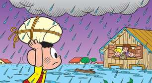 Turma da Mônica quebra tabu de Cascão para ajudar vítimas das chuvas no RS