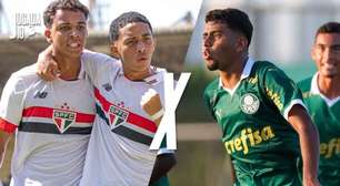 São Paulo e Palmeiras pelo Brasileirão Sub-20: onde assistir, escalações e arbitragem