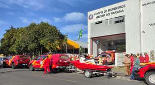 Paraná envia segunda equipe com 37 bombeiros para ajudar no RS: "Trabalho ainda é bastante intenso"