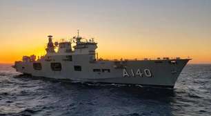 Navio 'Atlântico' da Marinha enviado ao RS tem UTI e vai produzir água potável
