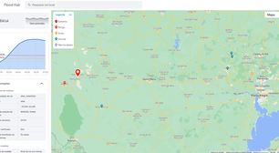 Google mostra locais de inundação no Rio Grande do Sul com ajuda de IA