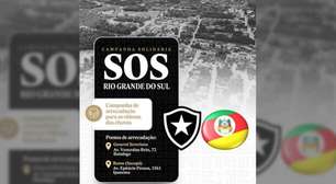 Botafogo arrecada doações para vítimas de enchentes no Rio Grande do Sul