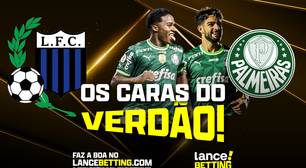 Aposte R$100 e leve R$362 se o Palmeiras vencer o Liverpool-URU nos dois tempos!