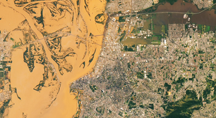 Nasa mostra antes e depois de enchentes no Rio Grande do Sul