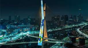 Ponte Estaiada sedia comemoração do Dia da Europa com show de drones