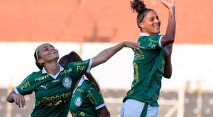 Palmeiras goleia Santos pelo Brasileirão feminino