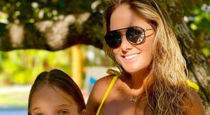 Uau! Ticiane Pinheiro posta foto rara da filha Rafaella pós cirurgia: 'Ficou muito linda'