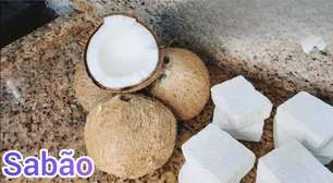 Sabão caseiro de leite de coco para deixar suas roupas mais limpas e cheirosas