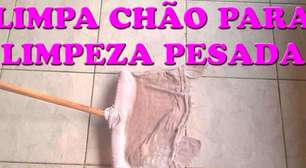 Como fazer misturinha caseira para limpar chão encardido e manchado