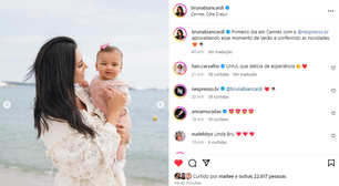 Filha de Bruna Biancardi e Neymar rouba a cena no Festival de Cannes: 'Uma boneca'