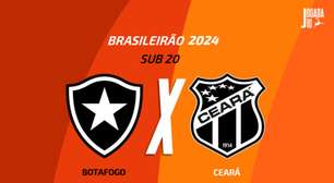 Botafogo e Ceará pelo Brasileirão Sub-20: onde assistir, escalações e arbitragem