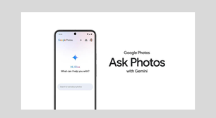 Gemini vai conversar com você para encontrar imagens no Google Fotos