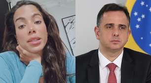 Anitta confirma reunião com Rodrigo Pacheco após cobrar políticas ambientais: 'Para resolver'